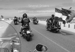 Rassemblement Harley-Davidson à Port Grimaud