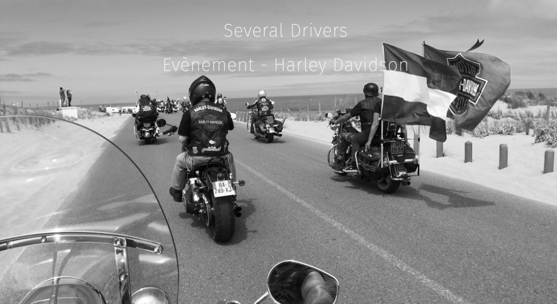 Rassemblement Harley-Davidson à Port Grimaud